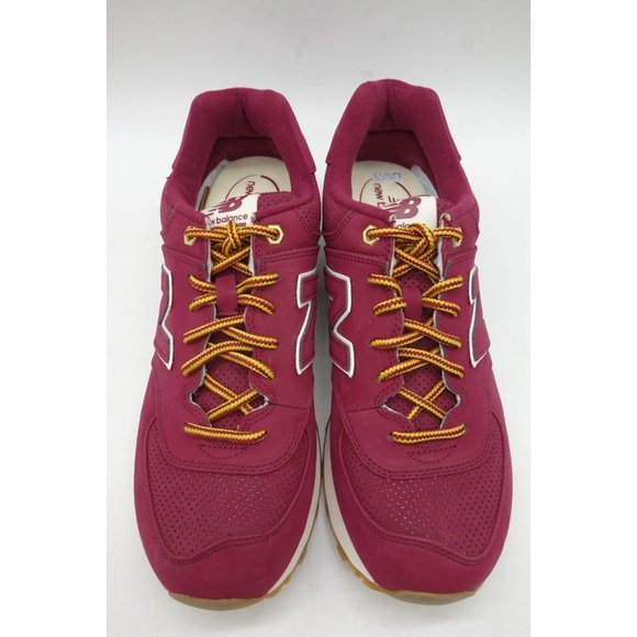 New Balance 574 Maroon Lace Up Athletic Sneakers Shoes Men\'s 8.5 D main image 8